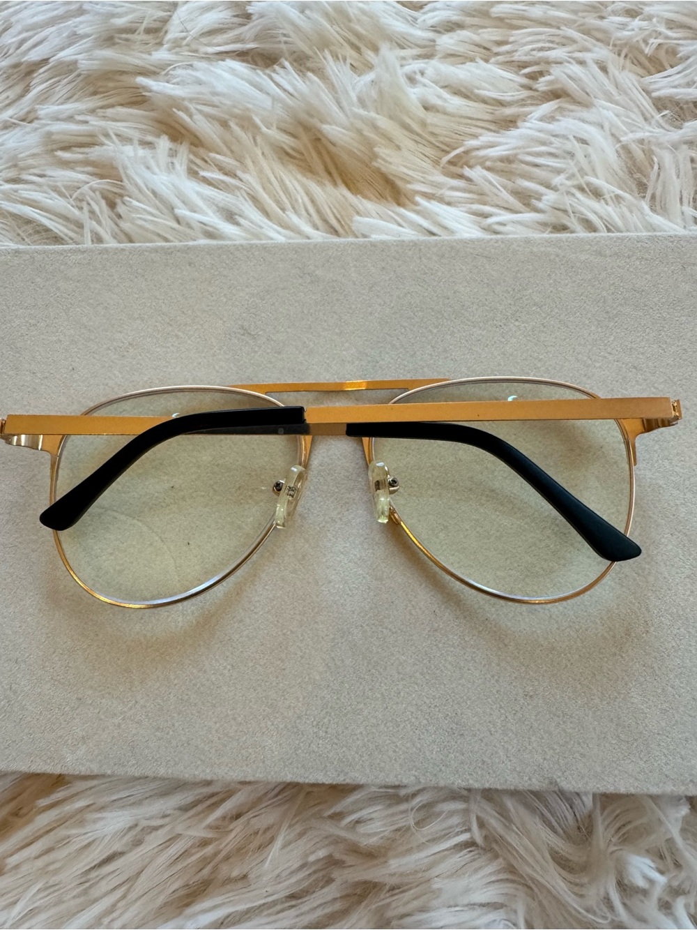 Gold Aviator Women’s Reader Glasses 1.50 - Picture 2 of 5